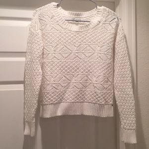 American Eagle Outfitters White Knit Sweater